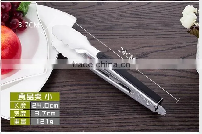 Hot sale silicone hand food tongs