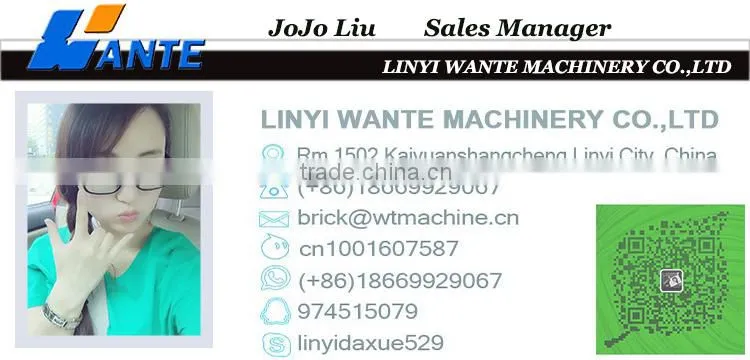 China Machinery QT6-15 highest quality concrete block machine from Linyi Wante Machinery Co.,Ltd