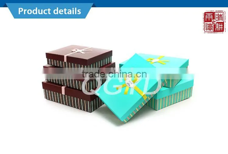manufacturer custom different types gift packaging box