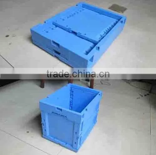 factory warehouse plastic folding storage boxes