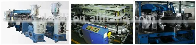 Plastic PVC Single-wall Corrugated Pipe Machine