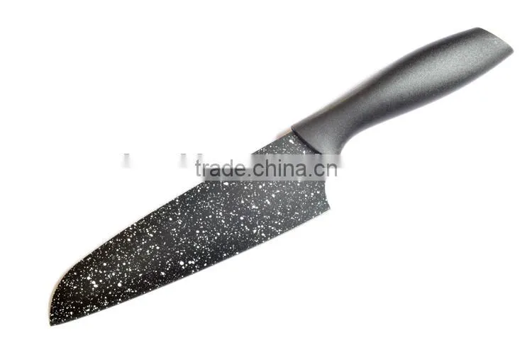 cooking sets knife with printing blade plastic handle