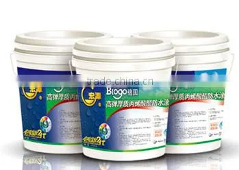 High elastic thick acrylic waterproof coating/waterproof materials/building materials