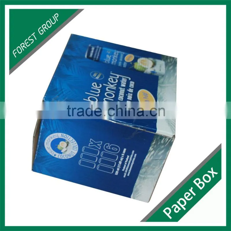 BRAND OF DRINKING RETAIL PACKAGING BOX
