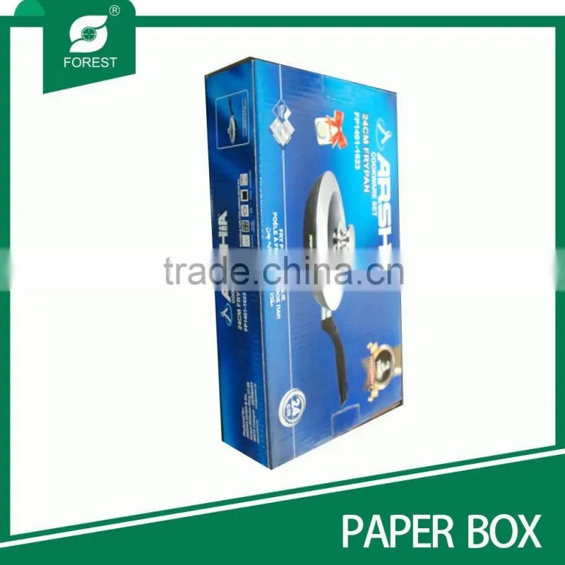 Full color printed paper box corrugated box for pam