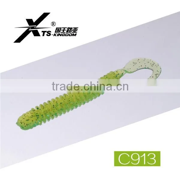 50mm 0.78g,75mm 2.2g Artificial Worm Maggot Lures Wholesale