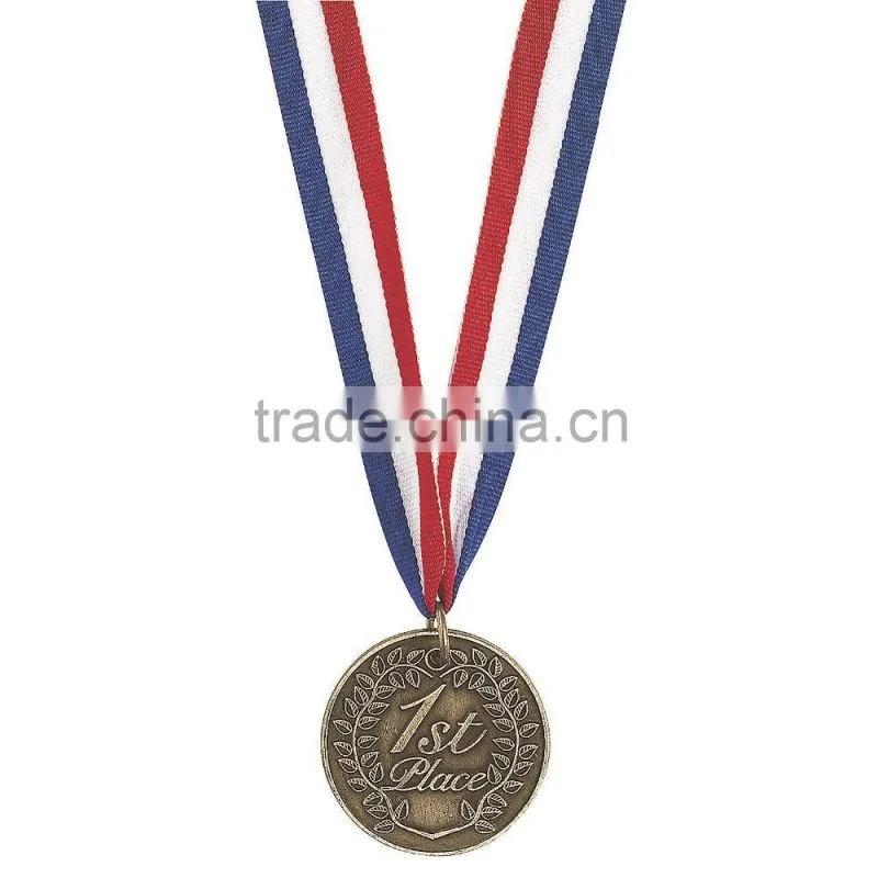 Wholesale Souvenir Custom Cheap Plastic Gold Paw Pride Medals with Ribbon for Promotional Gifts