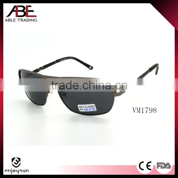 mens classic outdoor polarized fashion style glasses metal sunglasses promotional eyewear FDA