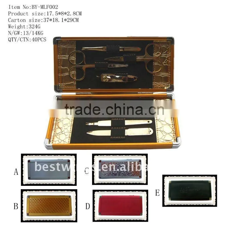 High Class Gold Plating Manicure Sets/Gift Sets