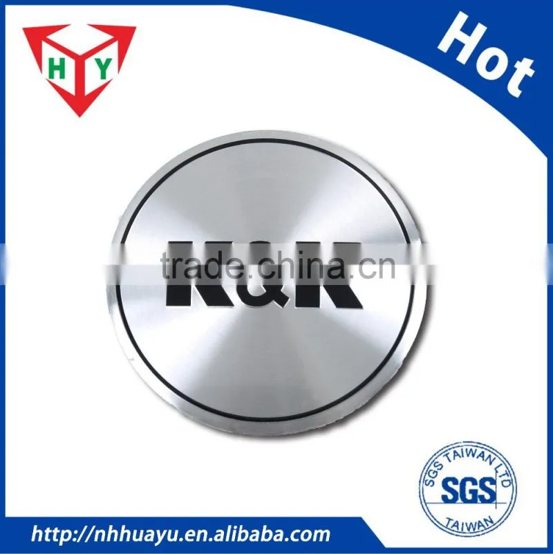 metal logo tag for appliances, furniture, equipment, cabinets, automobile, computer