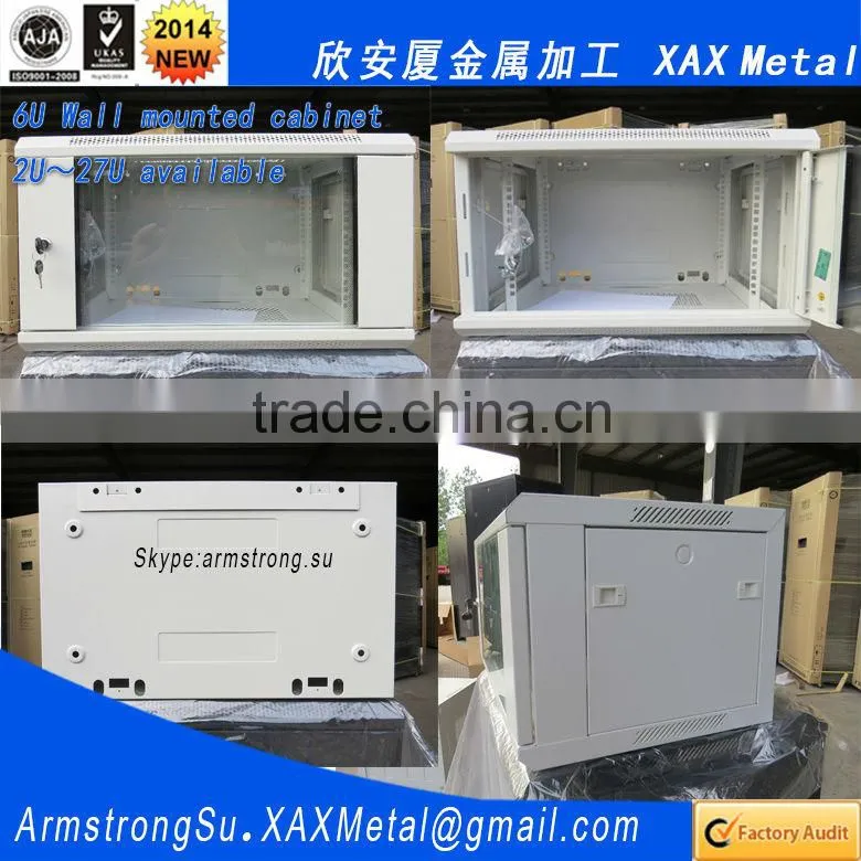 XAX2701WM 27U ventilated fan airflow wallmounted wall mounted Rack mount Rackmount Server Cabinet