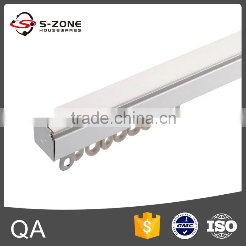 China manufacturing aluminium ceiling mounted curtain tracks