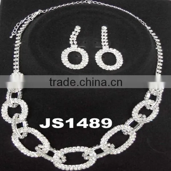 fashion kids pearl necklace and earring set