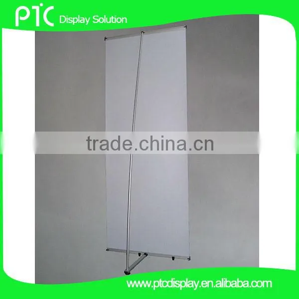 L banner stand display