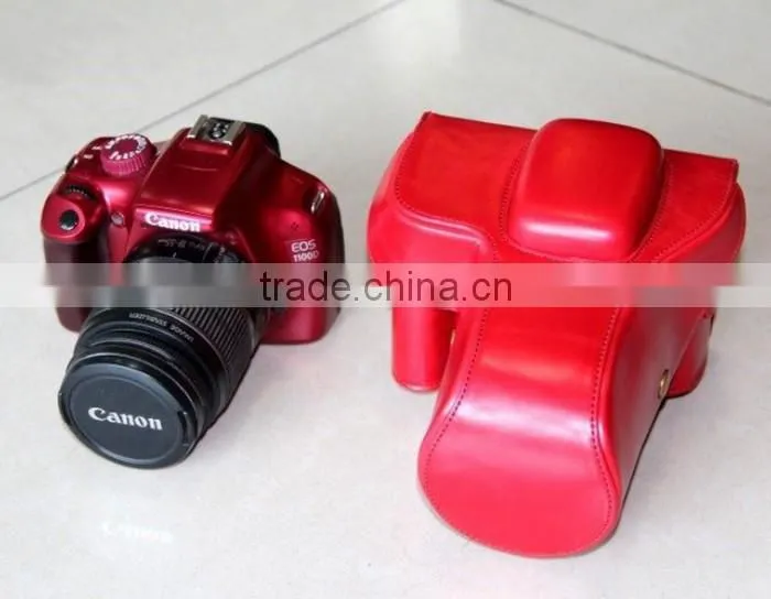 Factory price retro korean unique PU leather Camera Bag in Dongguan