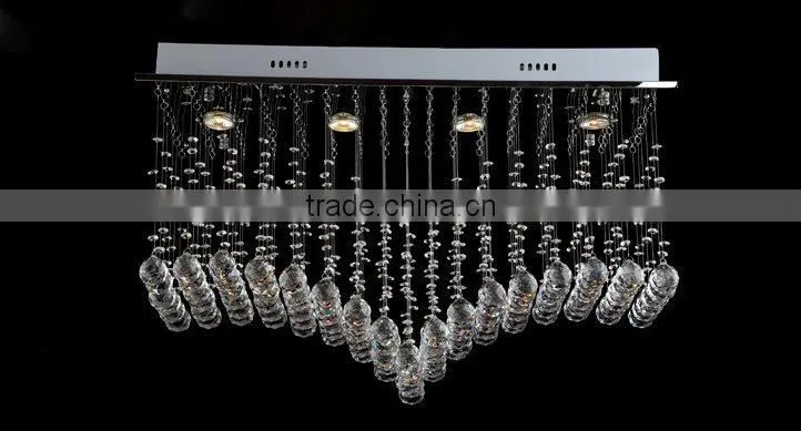 Antique wrought iron chandelier , crystal chandelier pendant light