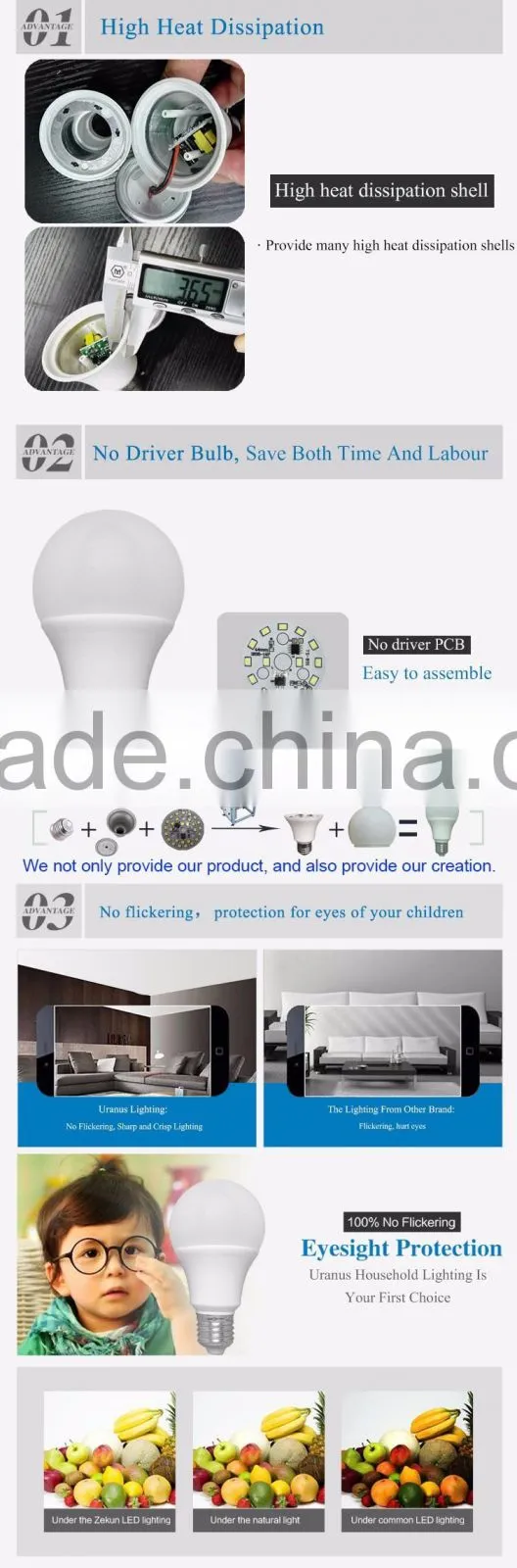 CE RoHs dimmable led bulb LED light bulb E27