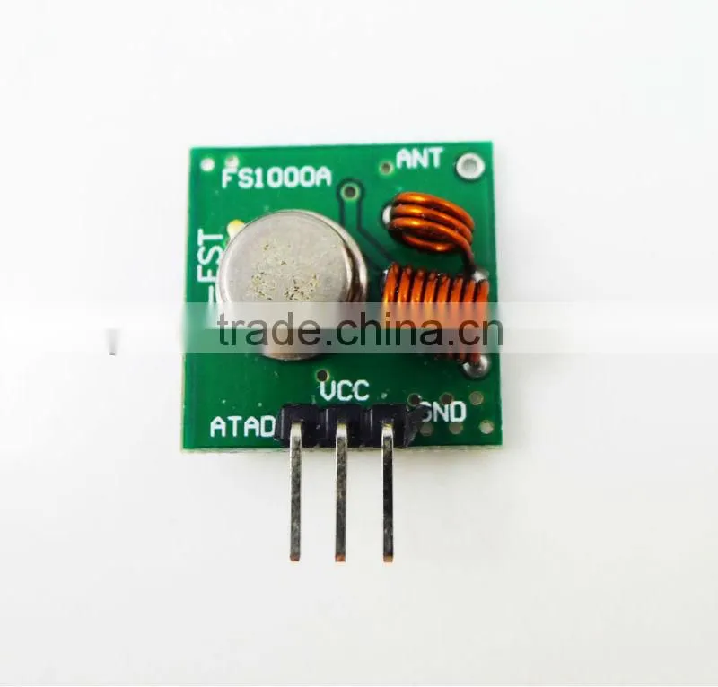 433MHZ or 315MHZ RF transmitter and receiver link kit for ARM/MCU WL