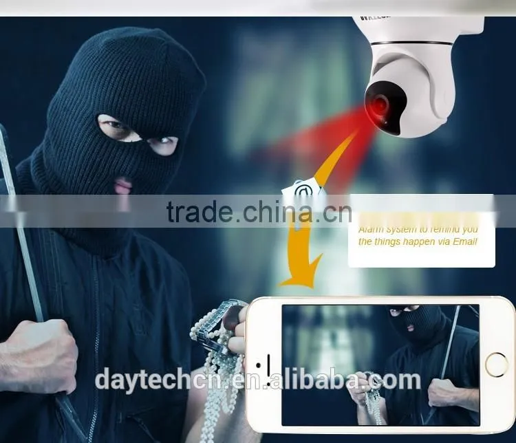 H.264 720P Night Vision Pan/Tilt Function high definition ip camera