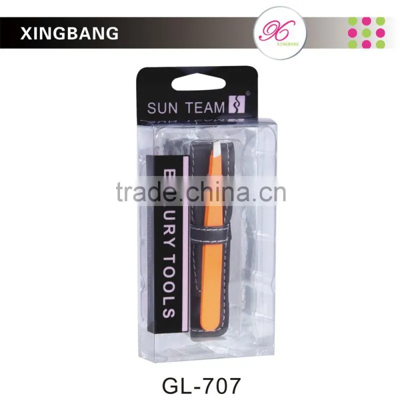 wholesale cosmetic stainless steel eyebrow tweezer for personal care