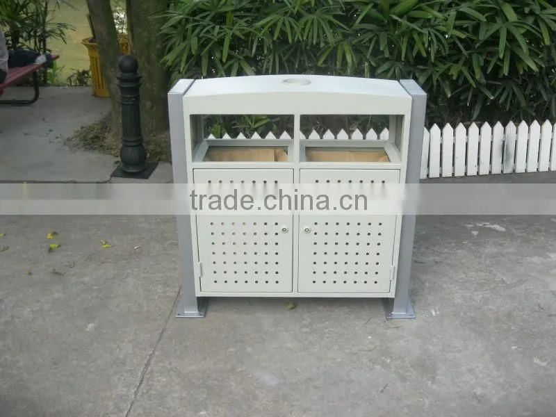 Outdoor stainless steel recycling bin/eco friendly wholesale recycling bins