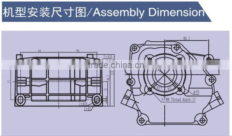 4.6kw 7HP gasoline engine