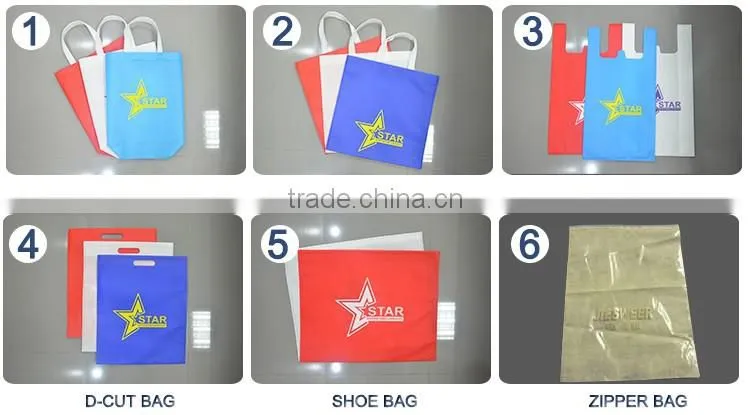 Quality assurance Fully Automatic 7600X1920X1900mm customized fully automatic non woven bag making machine