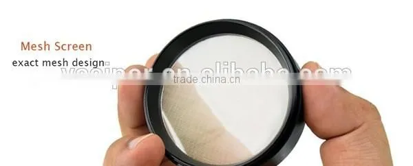 New arrival OEM logo free metal herb grinder Tobacco metal herb grinder
