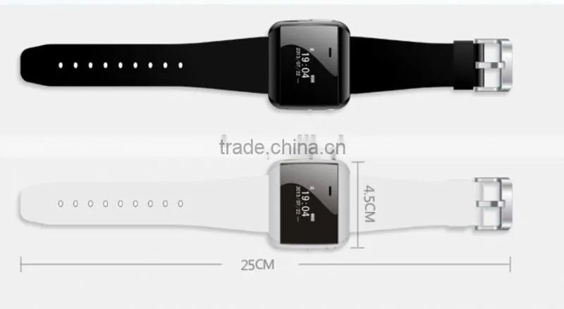 Waterproof touched screen smart watch mobile phone