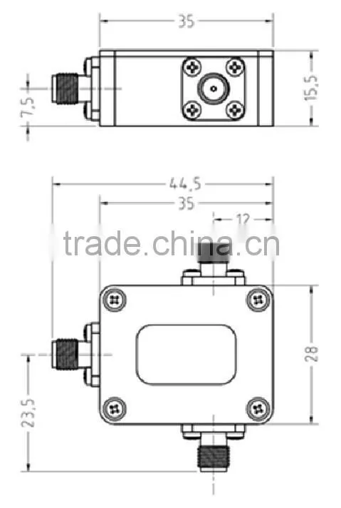 2 Way Cavity Power Splitter/Divider--1550 -1620MHz