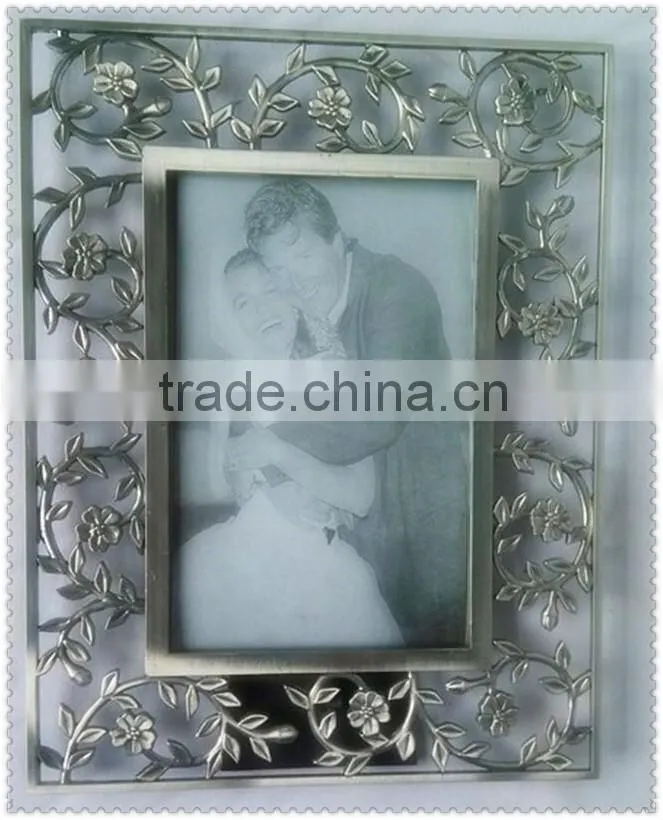 4"*6" flower carving wedding favor photo frame