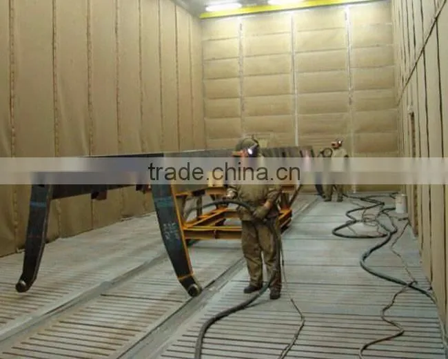 air sand shot blasting room/sand blasting room
