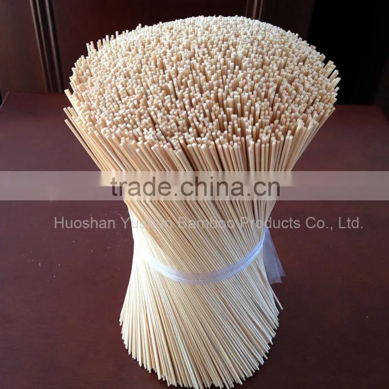 1.3mmx9'' High quality round bamboo incense sticks with best price