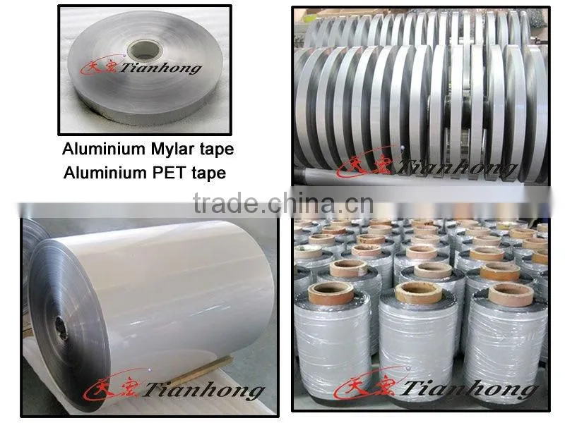 Aluminum PET(myalr) laminated film for coaxial cable