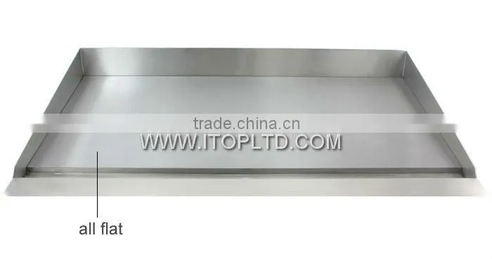 gas griddle with CE commercial induction griddle