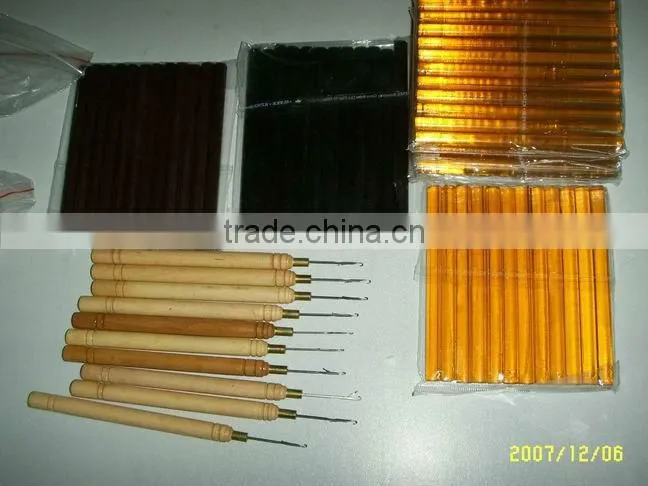 glue sticks, keratin in hair extension tools for salon