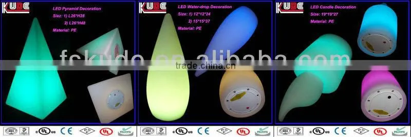 LED coloful decoration modern home decor home decoration items 2013