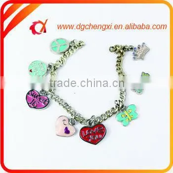 Black Custom Made Metal Logo Charms