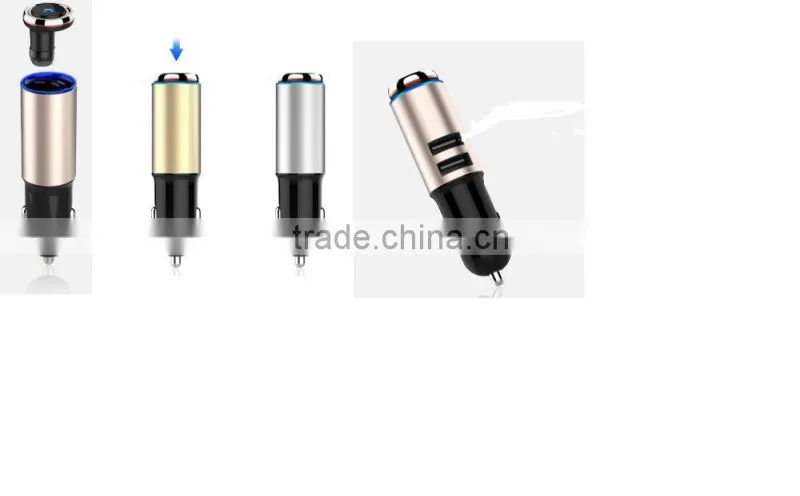 car charger with bluetooth earbuds the newest arrival exclusive private model