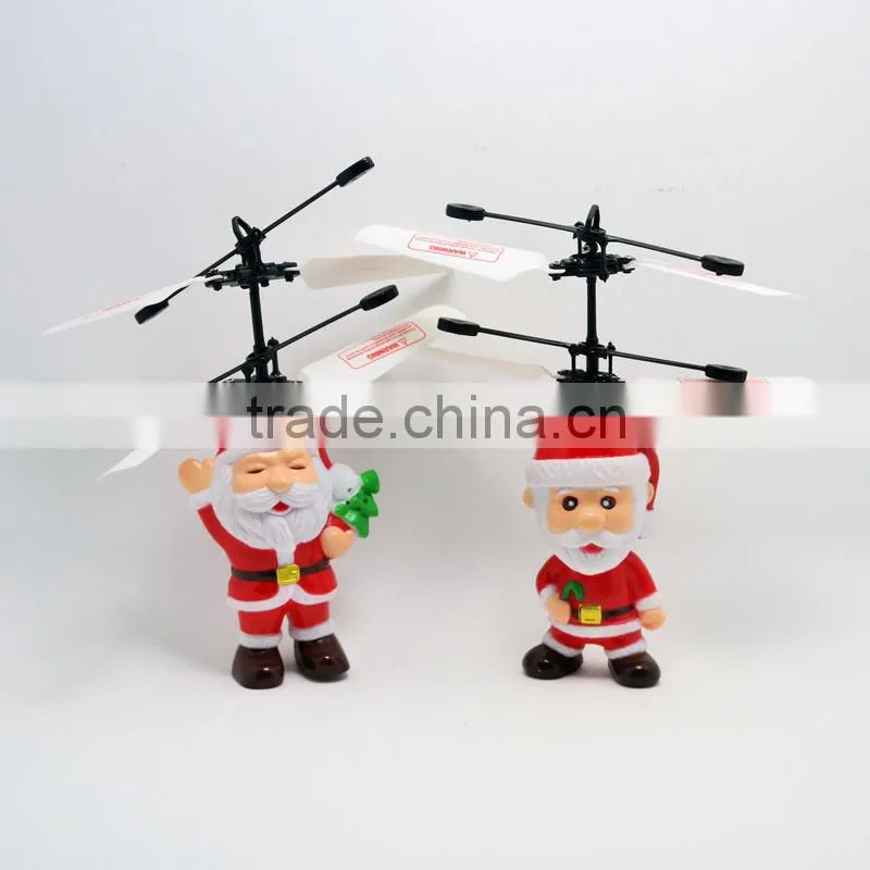 Click to get Free Sample 2015 Best Christmas gift Rc Helicopter toys Flying Santa