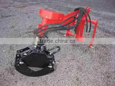 tractor hydraulic log grab grabbing excavator