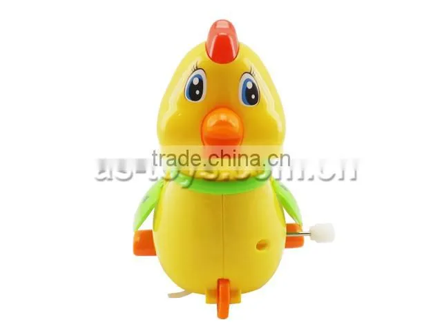 2PCS Baby wind up yellow chicken toy