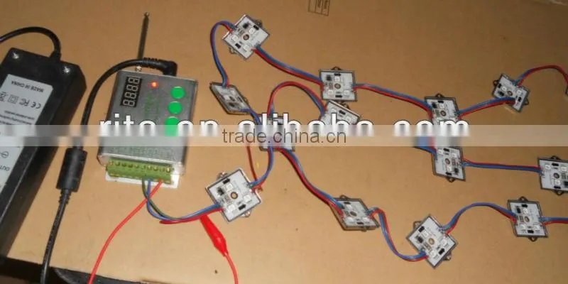 promotion!!! WS2811 LED digital pixel module,with 3pcs 5050 SMD RGB LEDs,DC12V input,20pcs a string