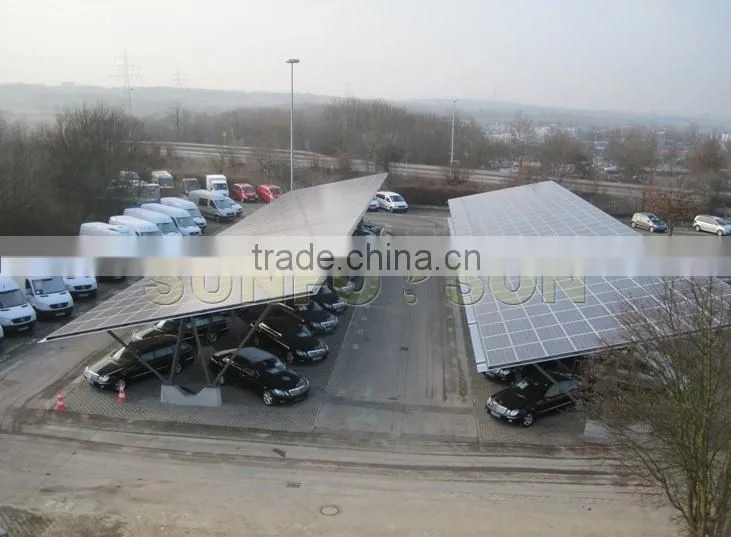 strong structure solar panel carport mount structure pv mounting frame