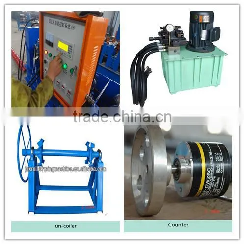 Galvanized Steel Sheet Gutter Forming Machine , 6.5 Inch U Shape