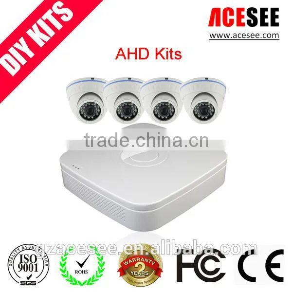 ACESEE HD Security AHD DVR Kit With AHD Dome Camera