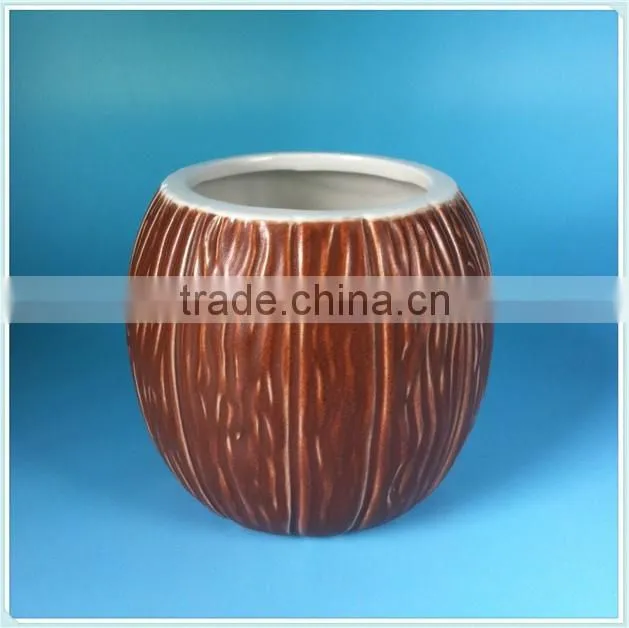3d Coconut mug in coconut beer mug for summer