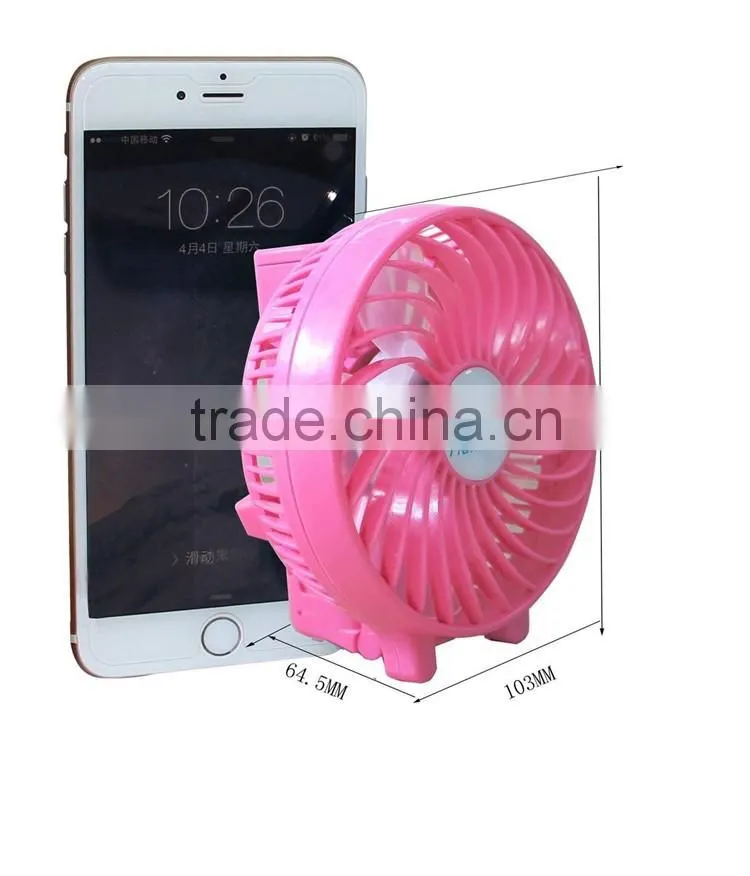Portable Mini Electric Hand Hold USB/Battery Air Conditioner Cooling Cool Desk Palm-Leaf Hand Fan