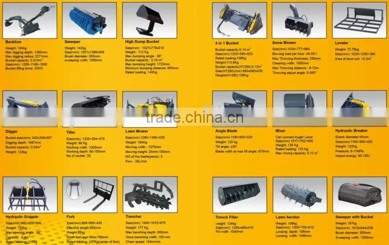 China multifunction capacity 350kg small tractor