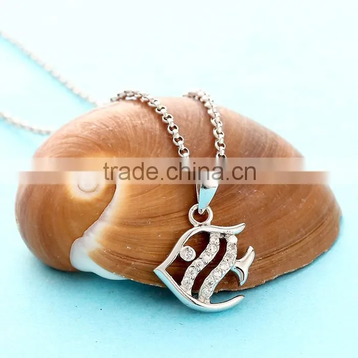 Lovans Jewelry S925 Silver Lovely Fish Design Pendant